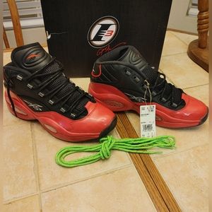 Reebok Question Mid 76ers Bred size 12